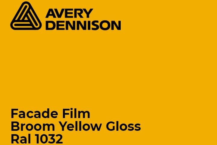 Fasadna folija - Avery Dennison Broom Yellow Gloss1