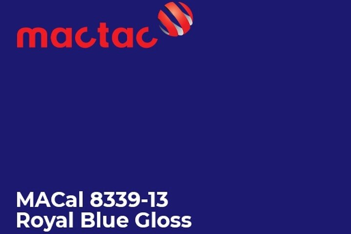 Monomerna kater folija - Mactac MACal 8300 Royal Blue Gloss1