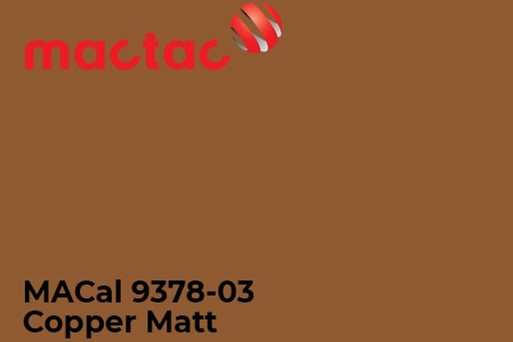 Polimerna kater folija - Mactac MACal 9300 Copper Metallic Matt1