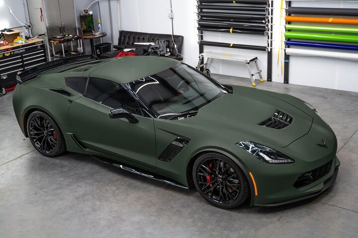 Avery Dennison Matte Olive Green3
