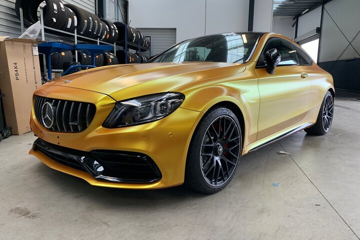 Avery Dennison Satin Metallic Energetic Yellow7