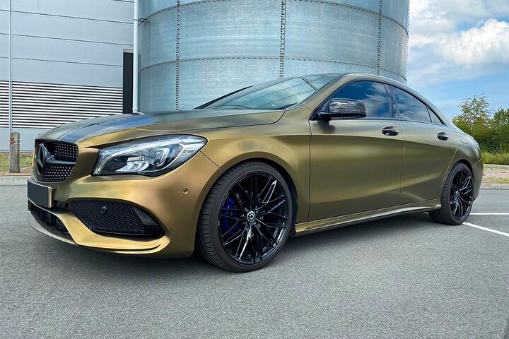 Zlatna saten folija - CFS Bond Gold Matt Chrome7
