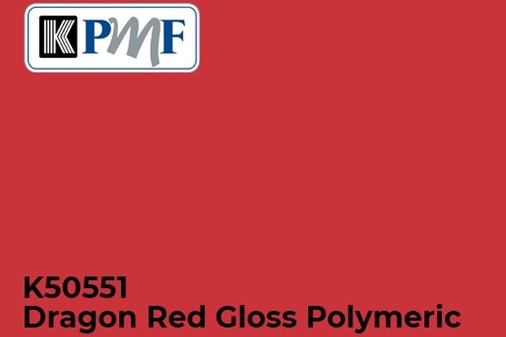 Sjaj Crvena folija polucast - KPMF K50551 Dragon Red Gloss Polymeric1