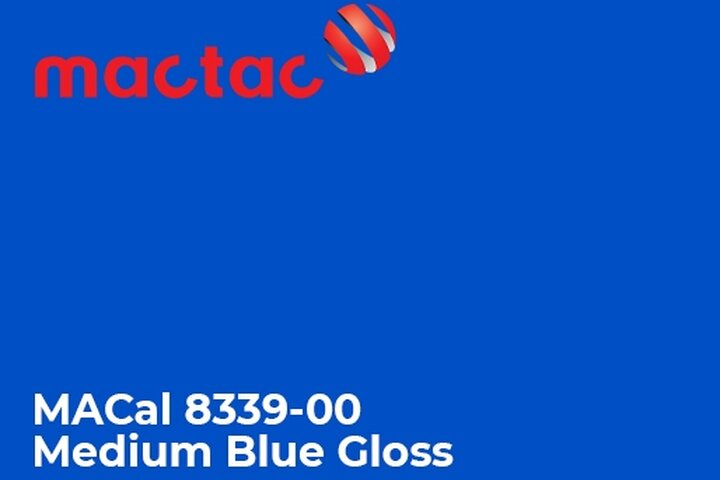 Monomerna kater folija - Mactac MACal 8300 Medium Blue Gloss1