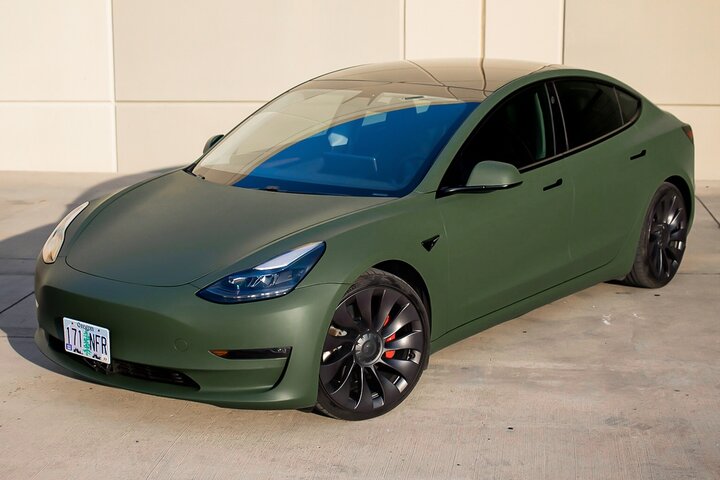 Avery Dennison Matte Olive Green11