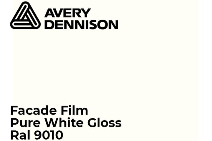 Fasadna folija - Avery Dennison Pure White Gloss1