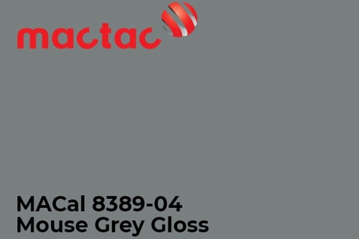 Monomerna kater folija - Mactac MACal 8300 Mouse Grey Gloss1