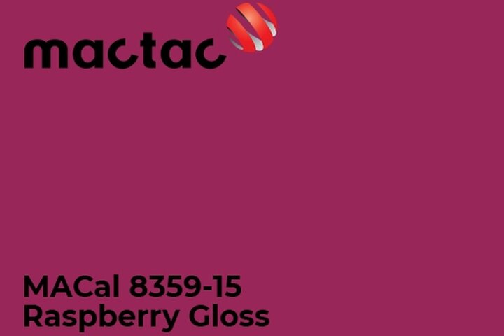 Monomerna kater folija - Mactac MACal 8300 Raspberry Gloss1