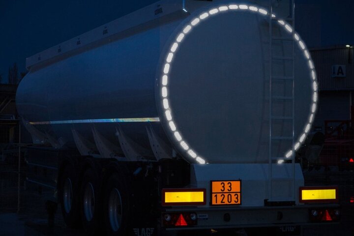 Reflektujuća segmentna traka - Avery Dennison V-6790 White1