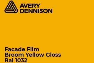 Fasadna folija - Avery Dennison Broom Yellow Gloss3
