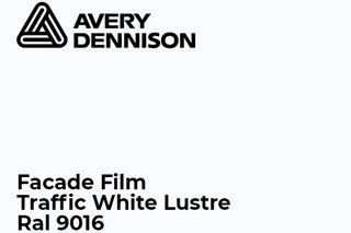 Fasadna folija - Avery Dennison Traffic White Lustre3