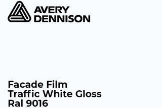 Fasadna folija - Avery Dennison Traffic White Gloss3