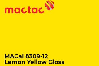 Monomerna kater folija - Mactac MACal 8300 Lemon Yellow Gloss3