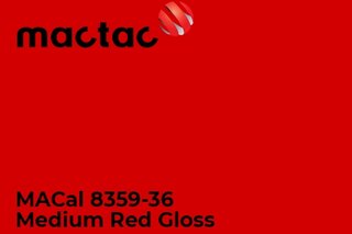 Monomerna kater folija - Mactac MACal 8300 Medium Red Gloss3