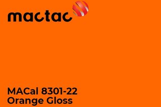 Monomerna kater folija - Mactac MACal 8300 Orange Gloss3