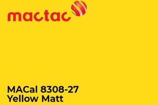 Monomerna kater folija - Mactac MACal 8300 Yellow Matt3