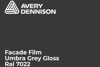 Fasadna folija - Avery Dennison Umbra Grey Gloss3